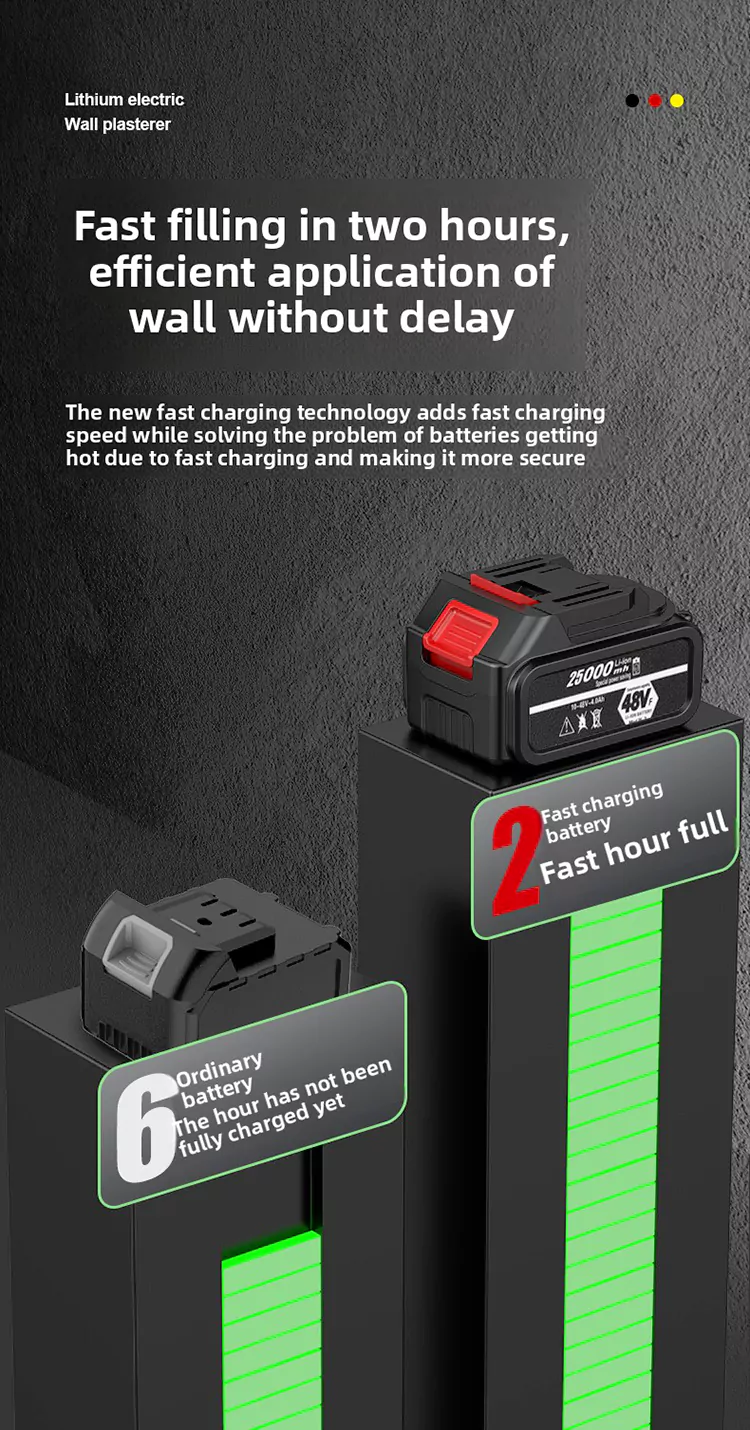 ‌lithium battery putty ash mixer